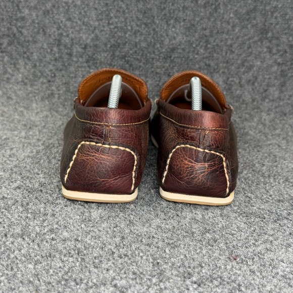 Allen Edmonds Super Sport Driver Penny Loafer Mens 10.5 3E Brown Leather Slip On main image 4